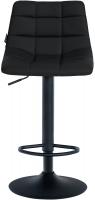 2er Set Barhocker Jerry Kunstleder schwarz schwarz 