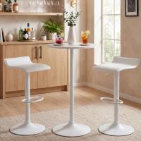 2er Bartisch Set Lumo weiß 