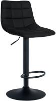 2er Set Barhocker Jerry Kunstleder schwarz schwarz 