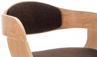 2er Set Stühle Kingston Stoff natura/braun 