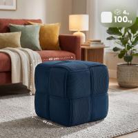 Sitzhocker Forinta Cord blau Sitzhocker Forinta Cord blau