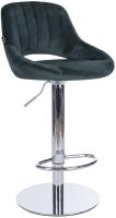Barhocker HD Milet C Samt dunkelgrau