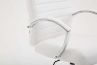 Bürostuhl Valais Kunstleder weiß 