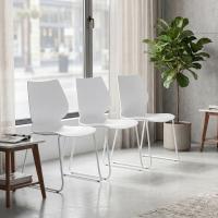4er Set Stuhl Houma weiß 