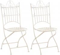 2er Set Stühle Sadao antik-creme 