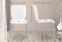 2er Set Stühle MIO weiß 