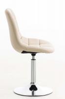 Stuhl Emil Kunstleder creme 