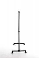 Kleiderständer Jersey 55x150x150 schwarz 