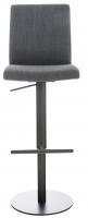 Barhocker Cadiz Stoff schwarz dunkelgrau 