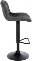 2er Set Barhocker Kasson Stoff  schwarz 