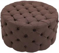 Sitzhocker Drancy Stoff XL braun Sitzhocker Drancy Stoff XL braun