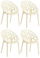 4er Set Stuhl Hope creme