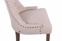 Esszimmerstuhl Aberdeen Stoff antik-hell creme 