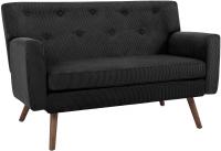 Sofa Kioni Cord schwarz