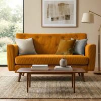 Sofa Kioni Cord orange 