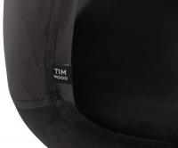 2er Set Stuhl Luna Samt schwarz 