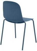 4er Set Stuhl Hardin blau 