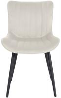 Stuhl Largo Samt creme 