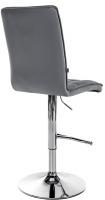 Barhocker Peking V2 Kunstleder chrom grau 