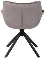 Stuhl Westport Samt grau 