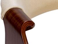 Esszimmerstuhl Foley Stoff walnuss/creme Esszimmerstuhl Foley Stoff walnuss/creme