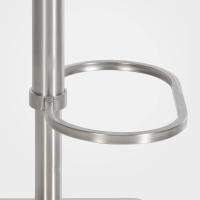 2er Set Barhocker Damaso E Samt braun 