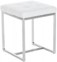 2er Set Sitzhocker Barci weiß 