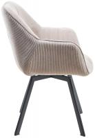 Esszimmerstuhl Jordi Cord braun 