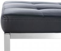 2er Set Sitzhocker Barci schwarz 