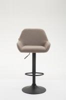 Barhocker Braga Stoff taupe 