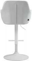 Barhocker Natoma Samt weiß creme 