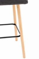 2er Set Barhocker Lincoln Samt grau 