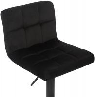 Barhocker Feni Samt schwarz 