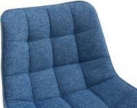 2er Set Barhocker Dartford Stoff  blau 