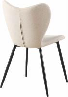 Esszimmerstuhl Maika Stoff creme 