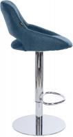 2er Set Barhocker HD Milet C Stoff blau 