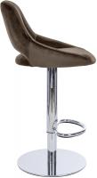 2er Set Barhocker HD Milet C Samt braun 
