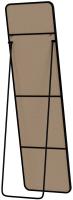 Spiegel Gurnee 140x40 cm schwarz-matt 
