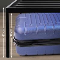 Metallbett Hamlin 200x100x41 cm schwarz 