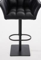 2er Set Barhocker Damaso Kunstleder schwarz schwarz 