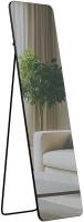 Spiegel Gurnee 140x40 cm schwarz-matt