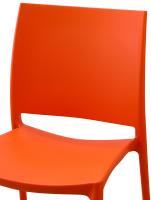 2er Set Stuhl Meton orange 