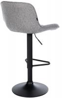 2er Set Barhocker Kasson Stoff  grau 