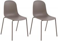 2er Set Stuhl Hardin taupe