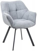 Esszimmerstuhl Jordi Cord dunkelgrau