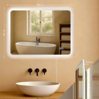Badspiegel Jericho 60x80 ohne Bluetooth klarglas 