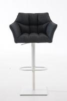 Barhocker Damaso W Stoff dunkelgrau 