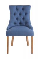 Esszimmerstuhl Aberdeen Stoff antik-hell blau 