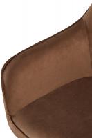 Esszimmerstuhl Boise Samt braun 