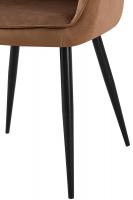 Esszimmerstuhl Boise Samt braun 